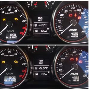 Audi R8 Mileage Correction