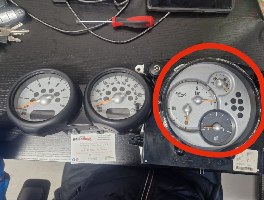Mini Cooper R50 R52 R53 (2002-2007) Instrument Cluster Mileage ...